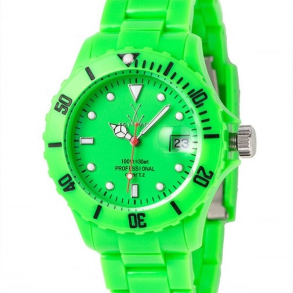 Toywatch Accessories Toy Watch Fl5gr Neon Plasteramic Green Dial Poshmark
